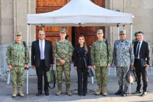 Gobernadora de Guerrero en la mesa de seguridad.